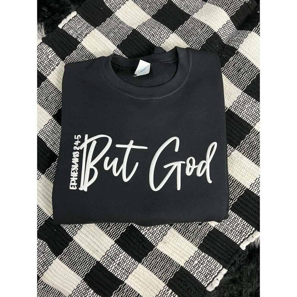 But God Puff Sweatshirt